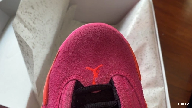 Rep TBK Pink Shocking Retro Jordan 14 DH4121-600 Low (W) 0726